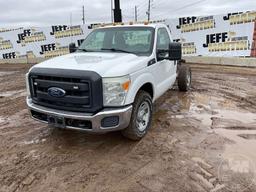 2012 FORD F-350XL SD SINGLE AXLE VIN: 1FDEF3E65CEC71187 CAB & CHASSIS