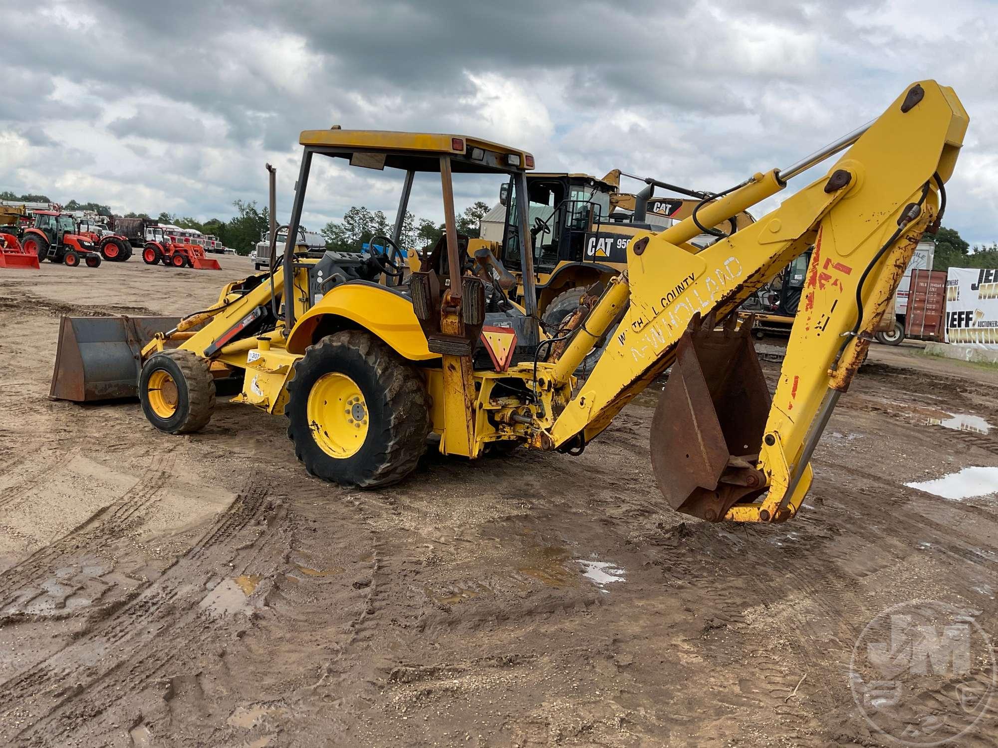 NEW HOLLAND LB75 4X4 LOADER BACKHOE SN: 031024160