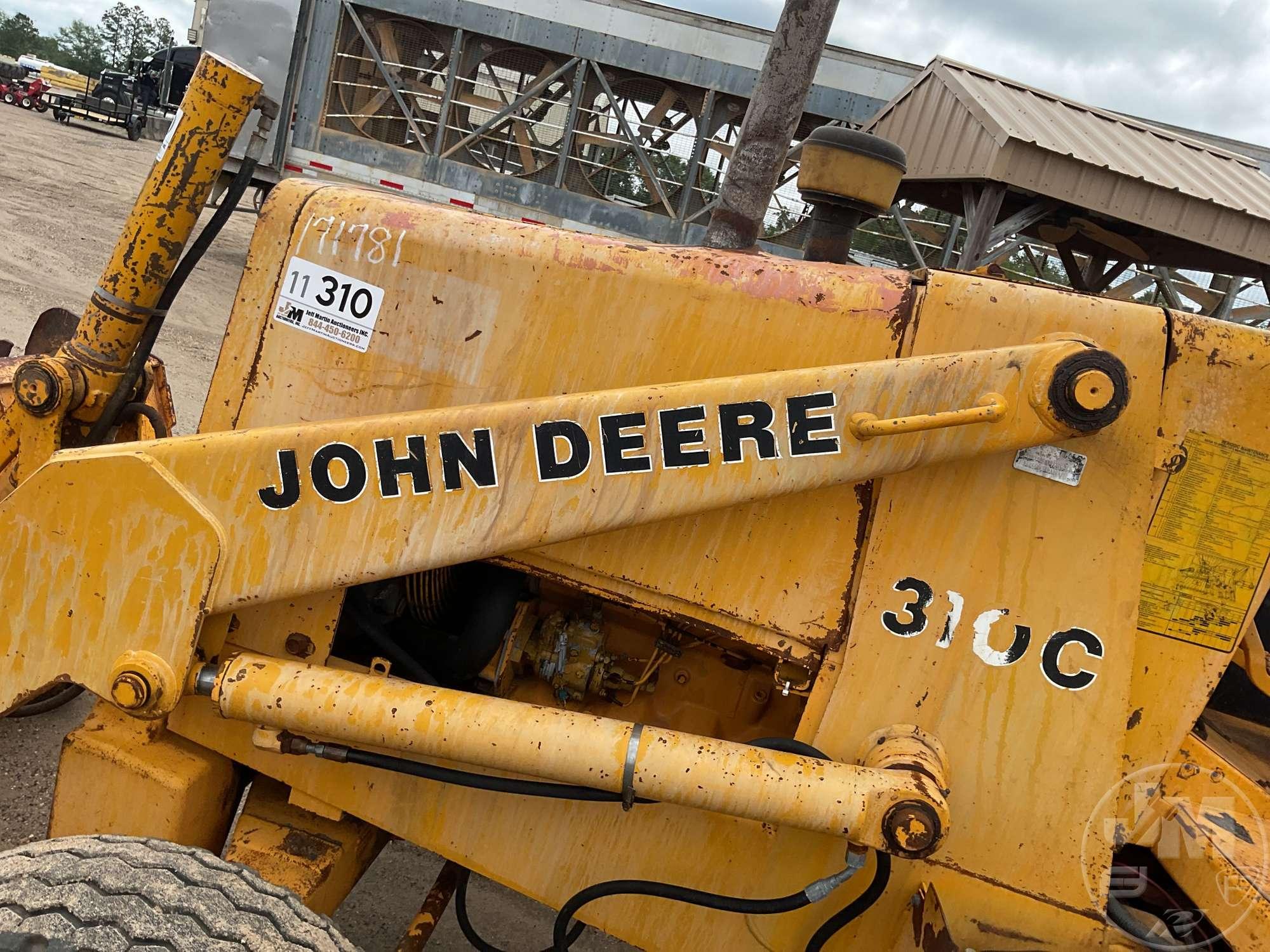 DEERE 310C LOADER BACKHOE SN: T0310CA759300