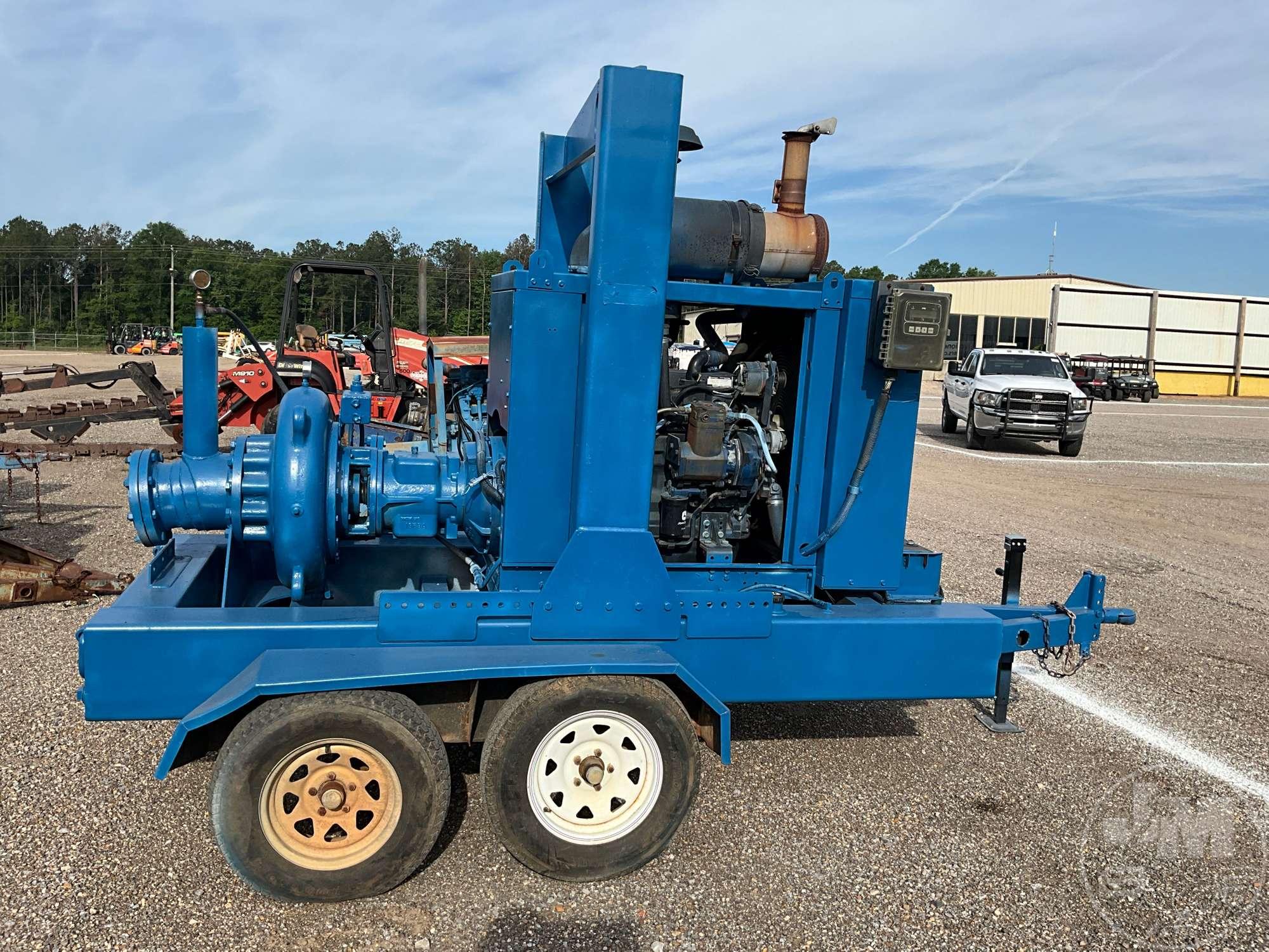 GORMAN RUPP PA6E60-6068H/S2 10" PORTABLE PUMP SN: 1379058