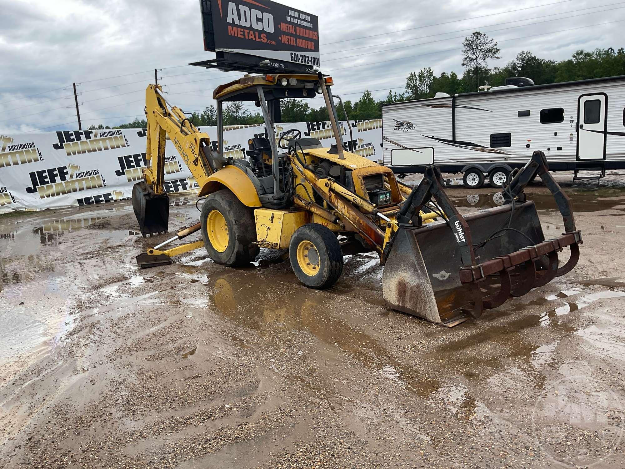 NEW HOLLAND LB75B-699300001 LOADER BACKHOE SN: 031034701