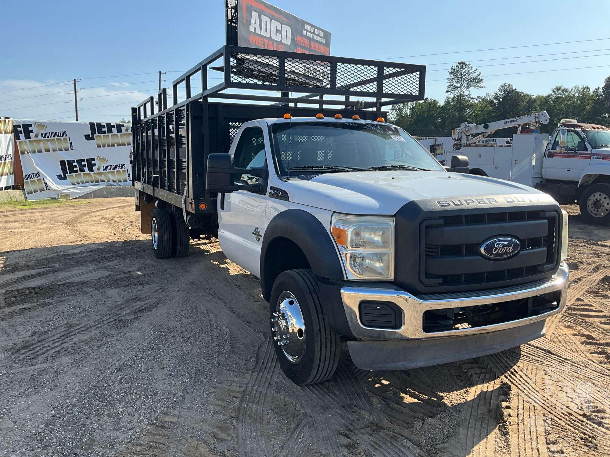 2012 FORD F-550 XL SUPER DUTY VIN: 1FDUF5GT8CEB31399 S STAKE TRUCK