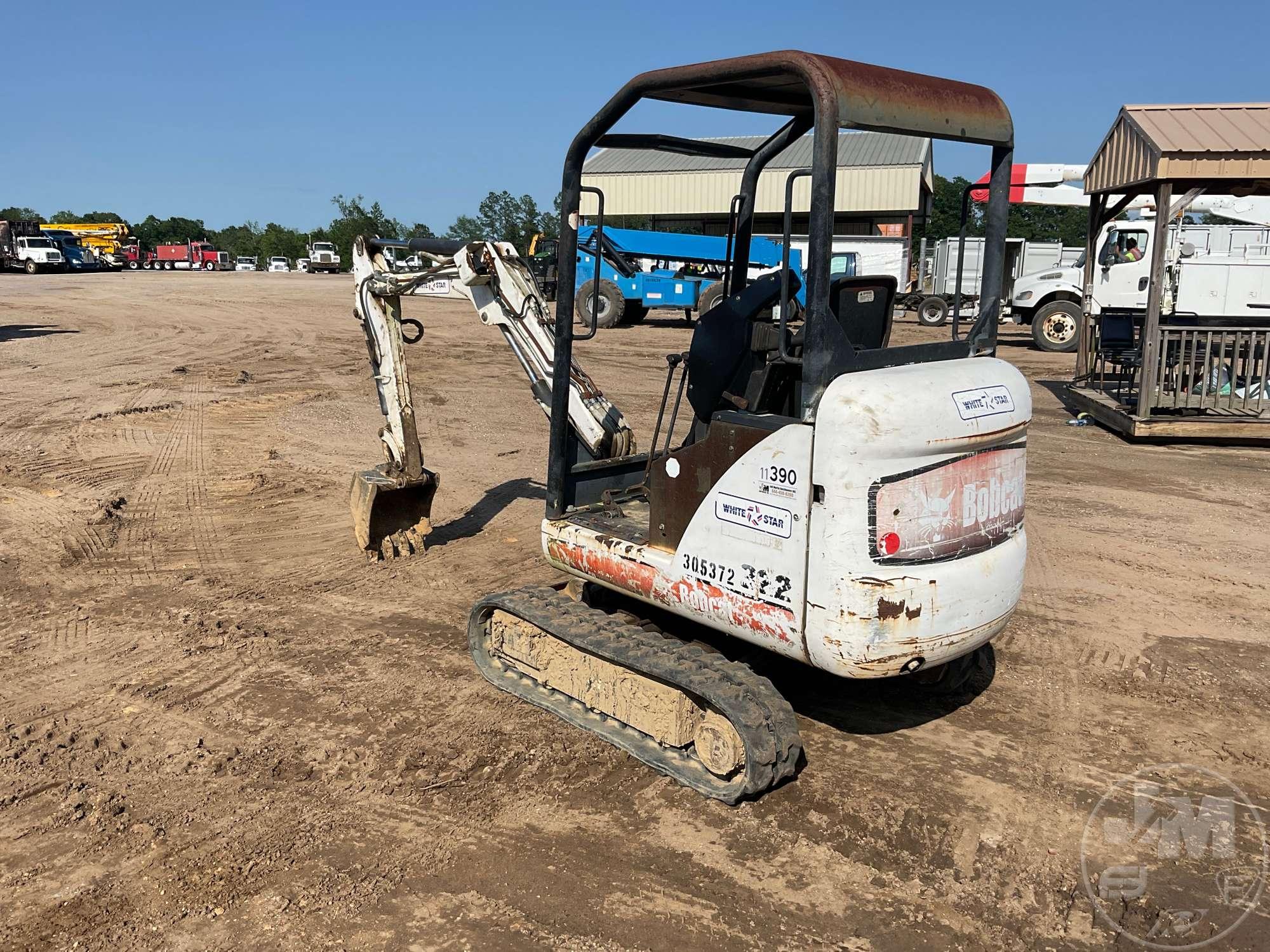 BOBCAT 322 MINI EXCAVATOR SN: 24013420