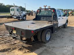 2012 CHEVROLET SILVERADO SINGLE AXLE CREW CAB FLATBED TRUCK VIN: 1GB4CZCL7CF169246