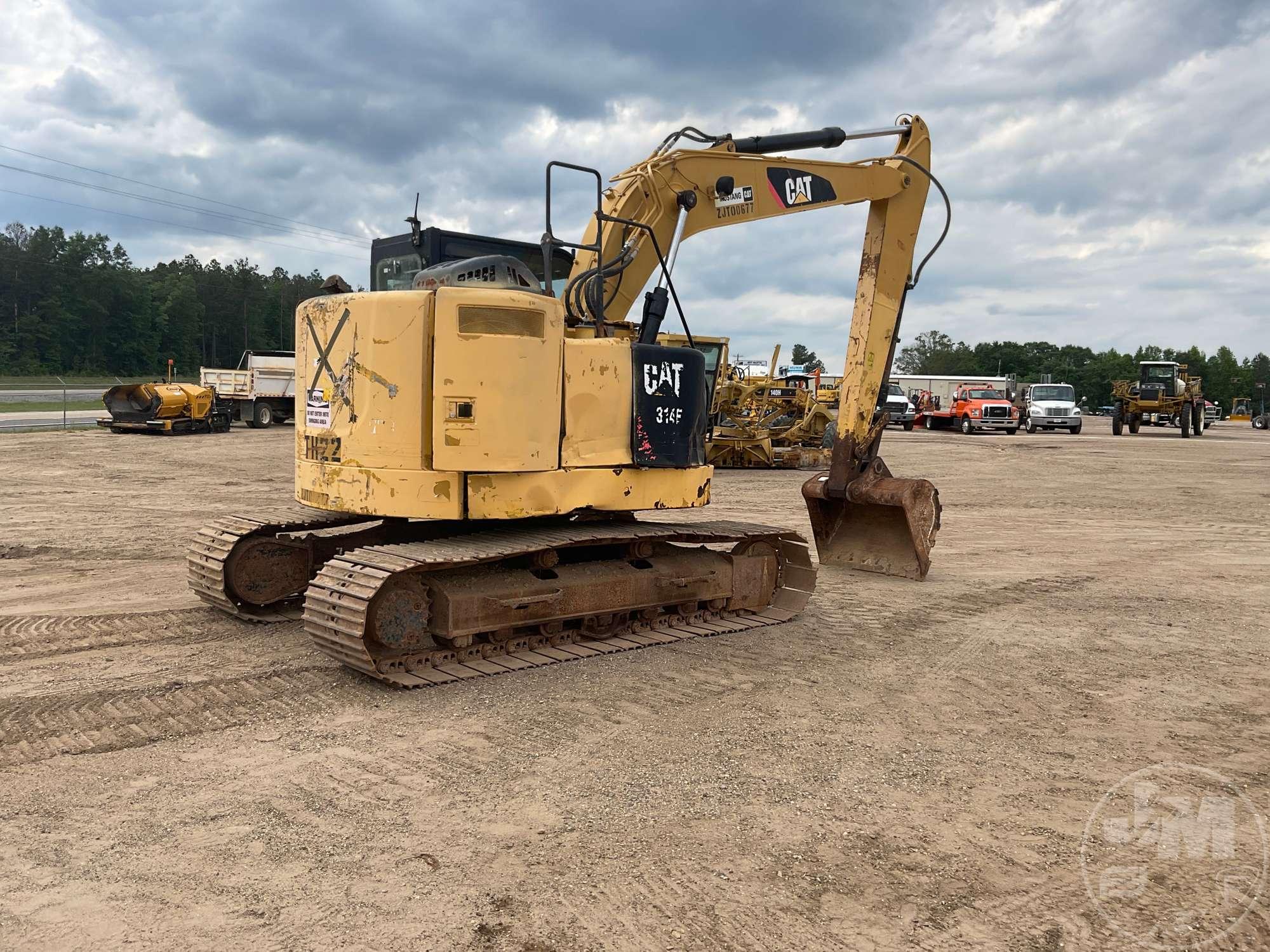 2014 CATERPILLAR 314E HYDRAULIC EXCAVATOR SN: CAT0314EPZKT00677