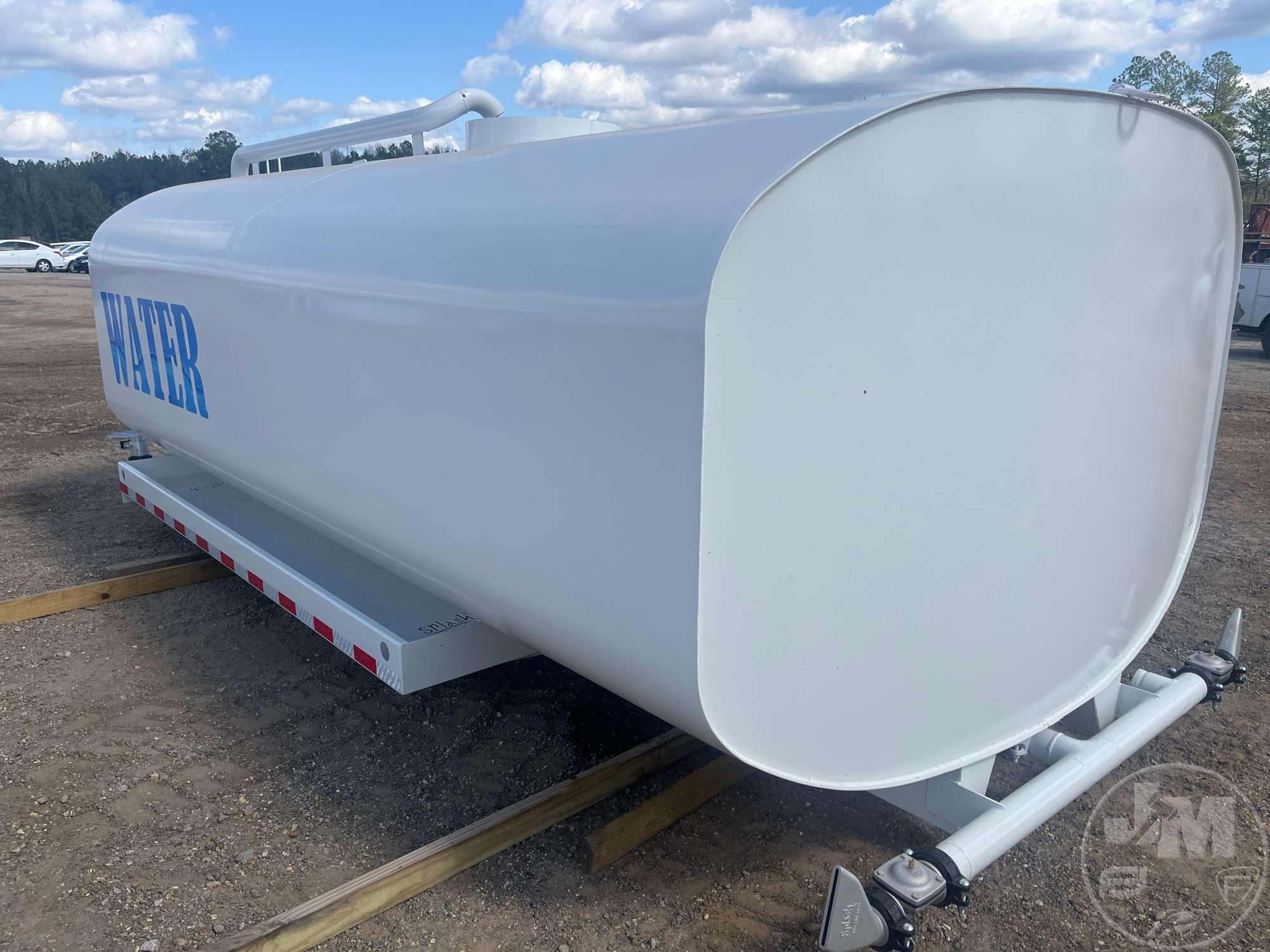 2024 SPLASH 15' WATER TANK FOR WATER TRUCK, 4000 GALLON