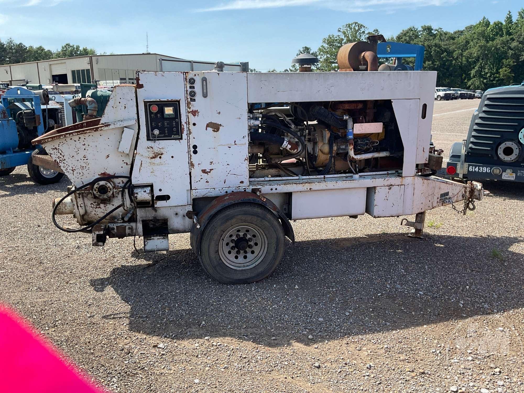 SCHWING SP 1000 S/A CONCRETE PUMP TRAILER