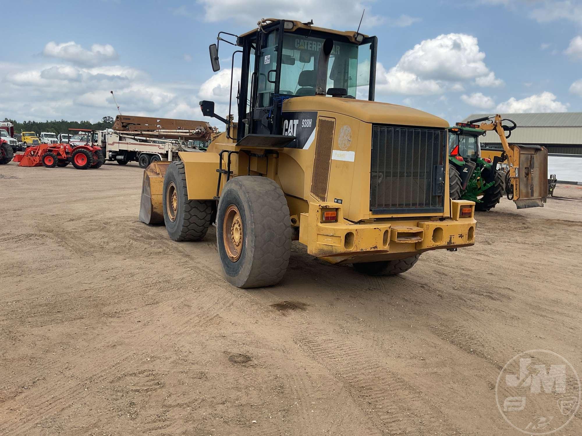 CATERPILLAR 938H WHEEL LOADER SN: MJC00527