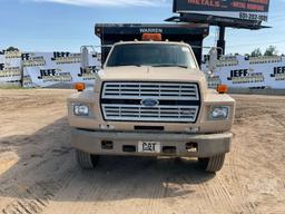 1992 FORD F-800 SINGLE AXLE DUMP TRUCK VIN: 1FDXK84A9NVA09313