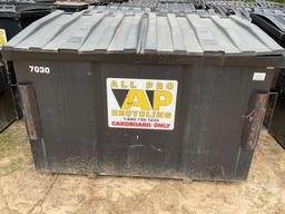 USED ALL PRO HEAVY DUTY 3 CY CAPACITY DUMPING HOPPER