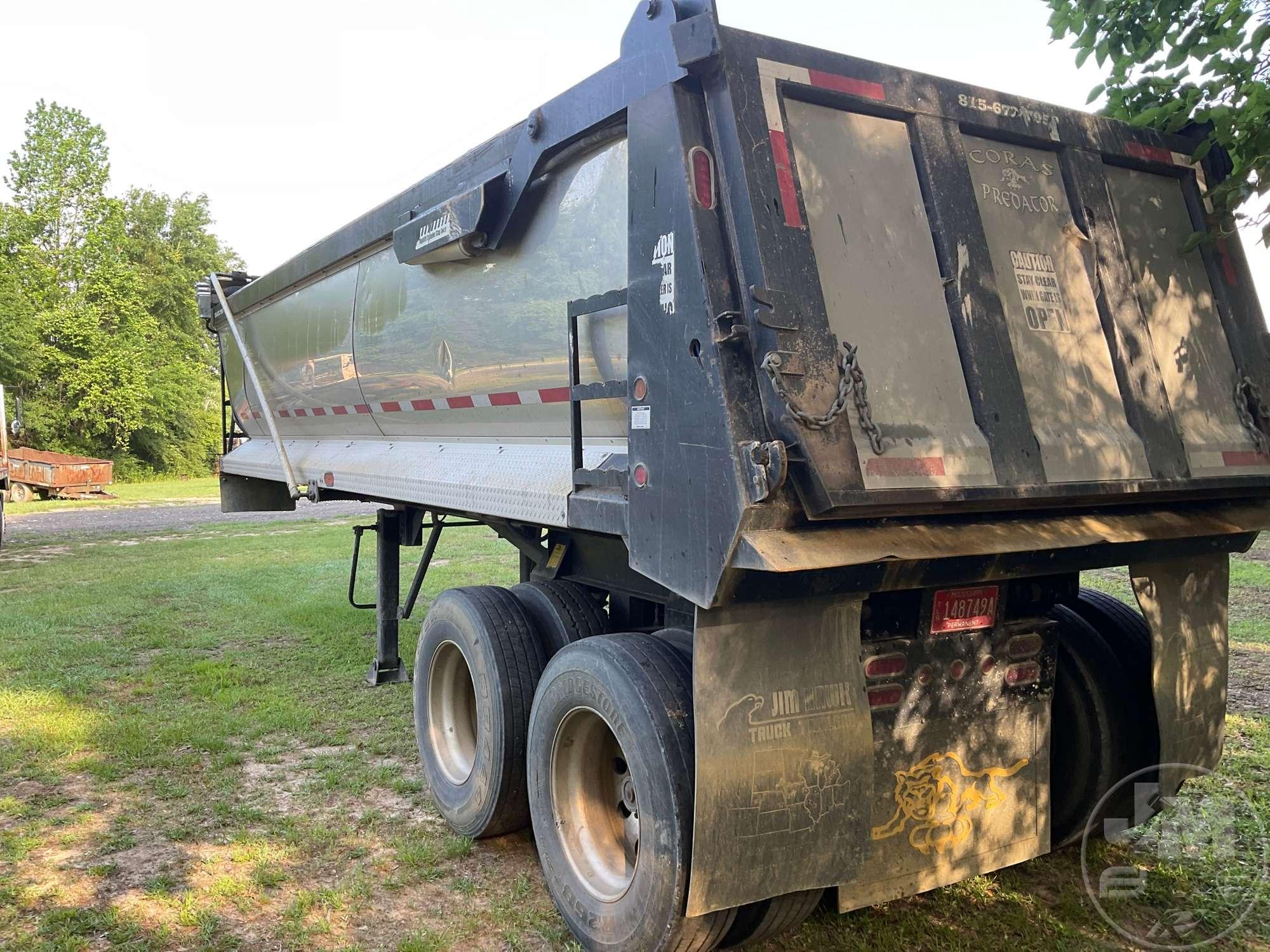 2022 CORAS WELDING SHOP, INC. PREDATOR 26' STEEL  DUMP TRAILER VIN: 4C9C5D62XNS071063