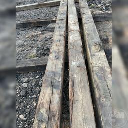 QTY OF (3) 12’...... X 12’...... X 24’....../25’...... BRIDGE TIMBERS,