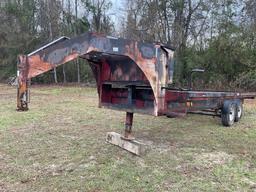 SHOP BUILT TRAILER 20' FLATBED TRAILER