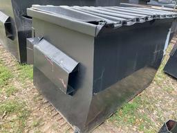 USED ALL PRO HEAVY DUTY 3 CY CAPACITY DUMPING HOPPER