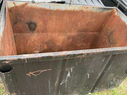 USED ALL PRO HEAVY DUTY 3 CY CAPACITY DUMPING HOPPER