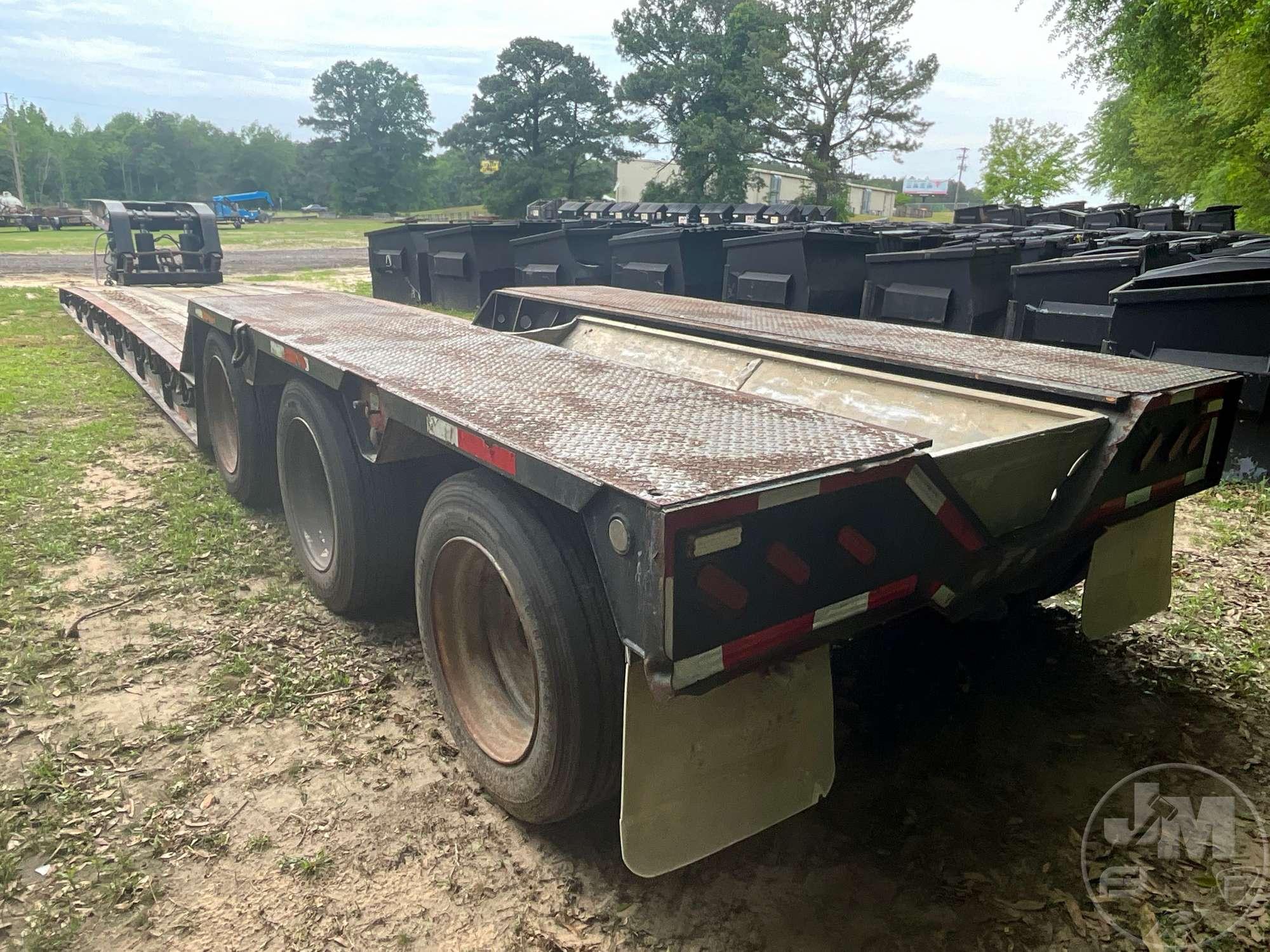 2008 PITS TRAILER  LB52-24D HYDRAULIC RGN LOWBOY TRAILER VIN: 5JYLB52338P080088