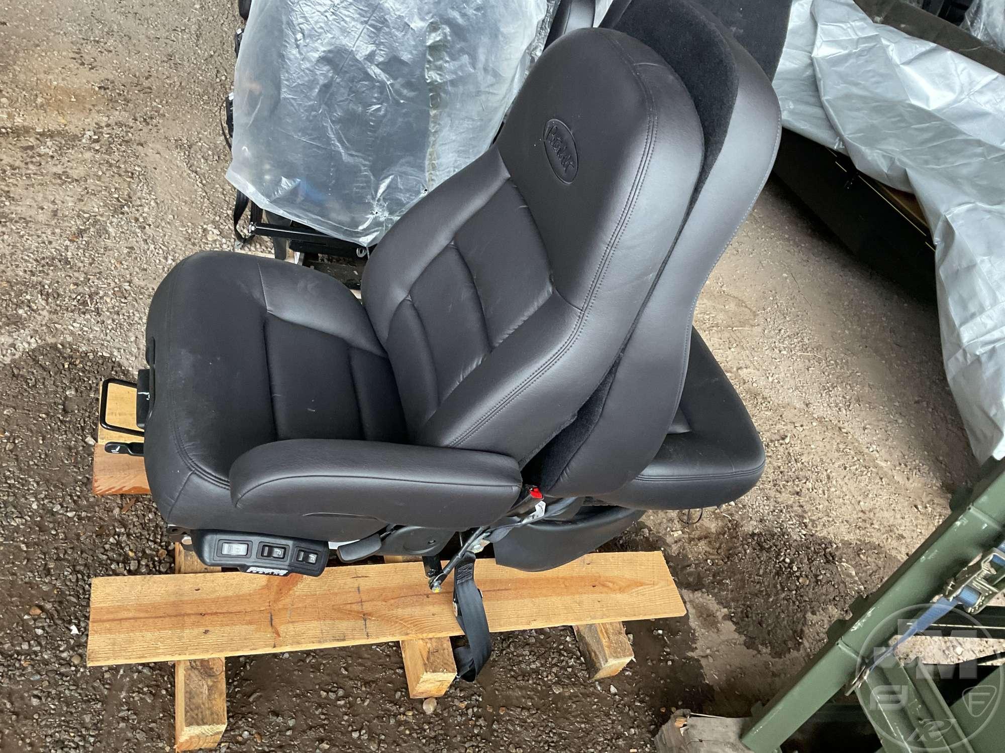 SET OF 2 PETERBILT TRUCK SEATS