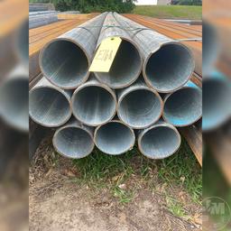 10PCS @20FT 10 IN. 8 GAUGE 5 IN. GALVANIZED PIPE