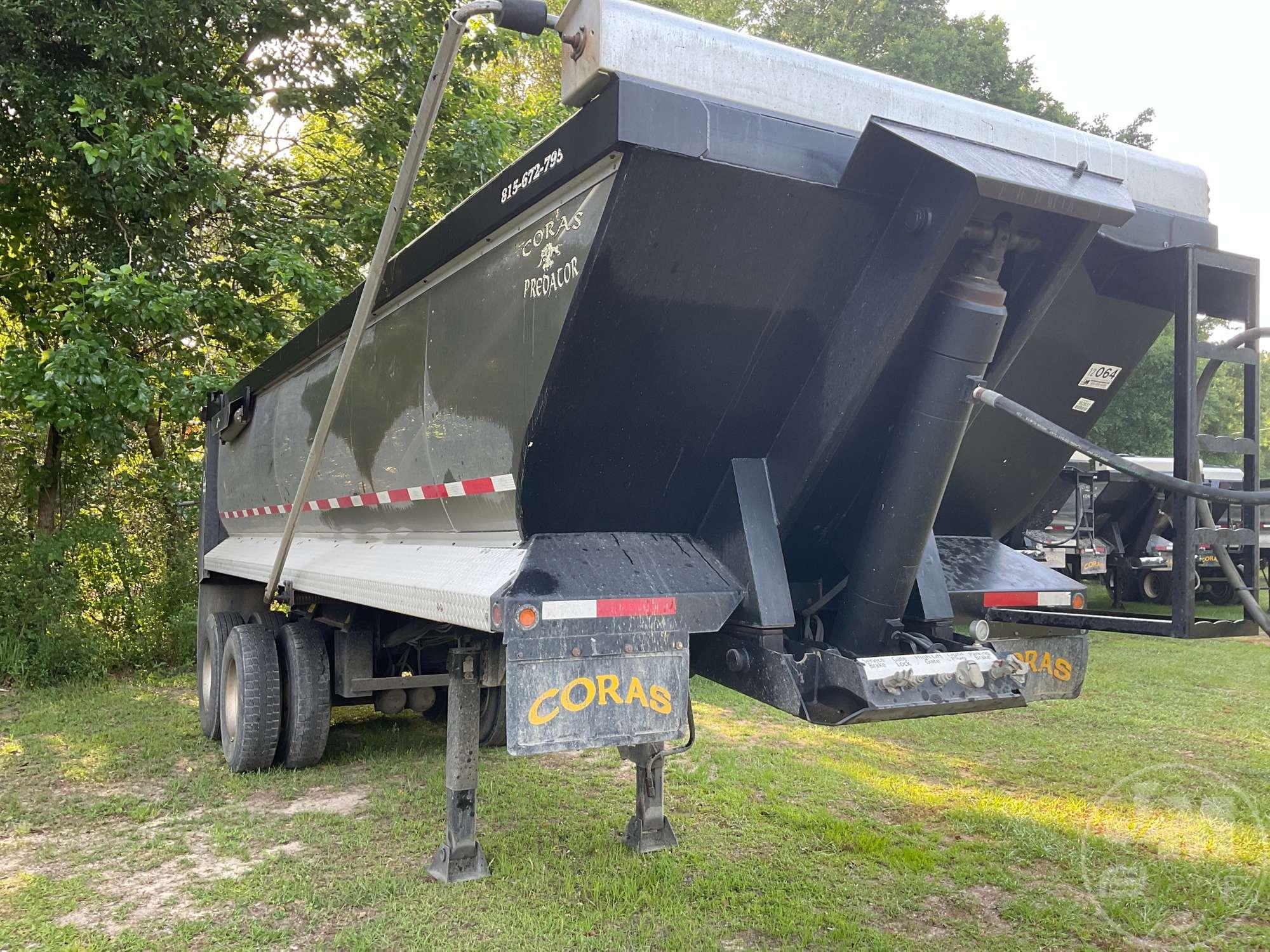 2022 CORAS WELDING SHOP, INC. PREDATOR 26' STEEL  DUMP TRAILER VIN: 4C9C5D62XNS071063