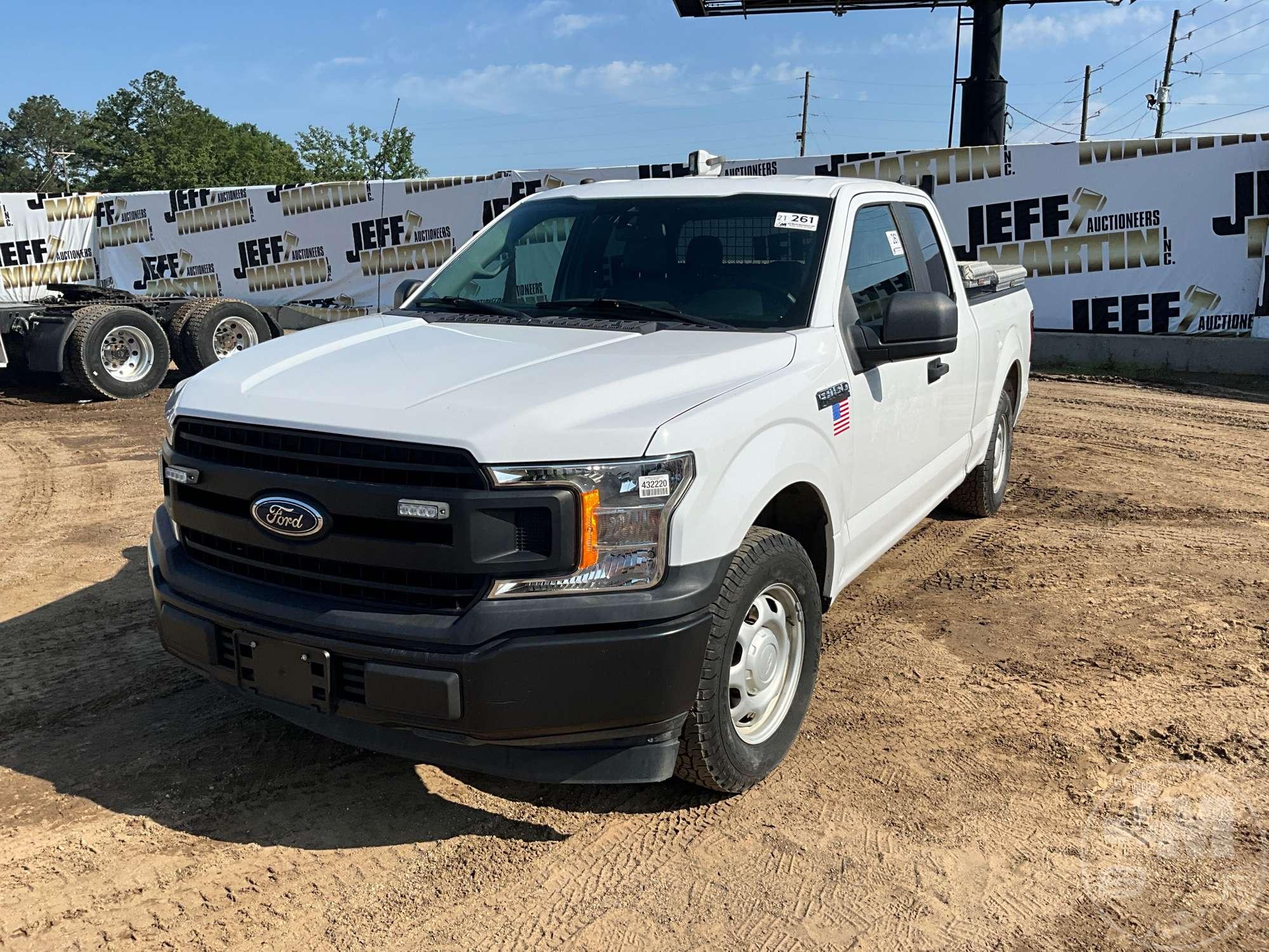 2019 FORD F-150 XL EXTENDED CAB PICKUP VIN: 1FTEX1C57KKD85062