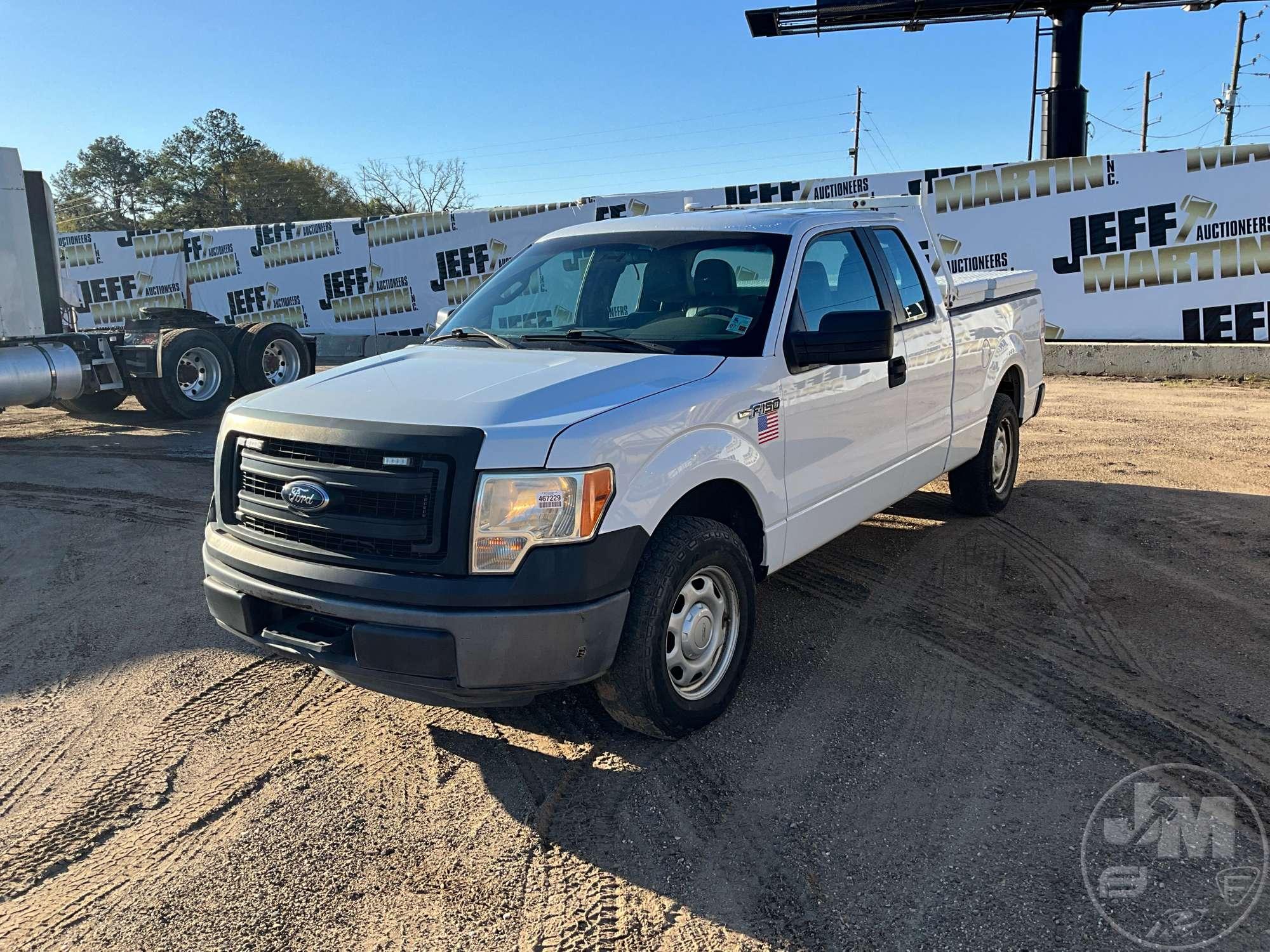 2013 FORD F-150 XL EXTENDED CAB PICKUP VIN: 1FTFX1CF6DKE07245