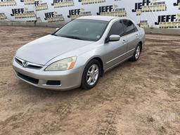 2007 HONDA ACCORD VIN: 1HGCM56357A180548