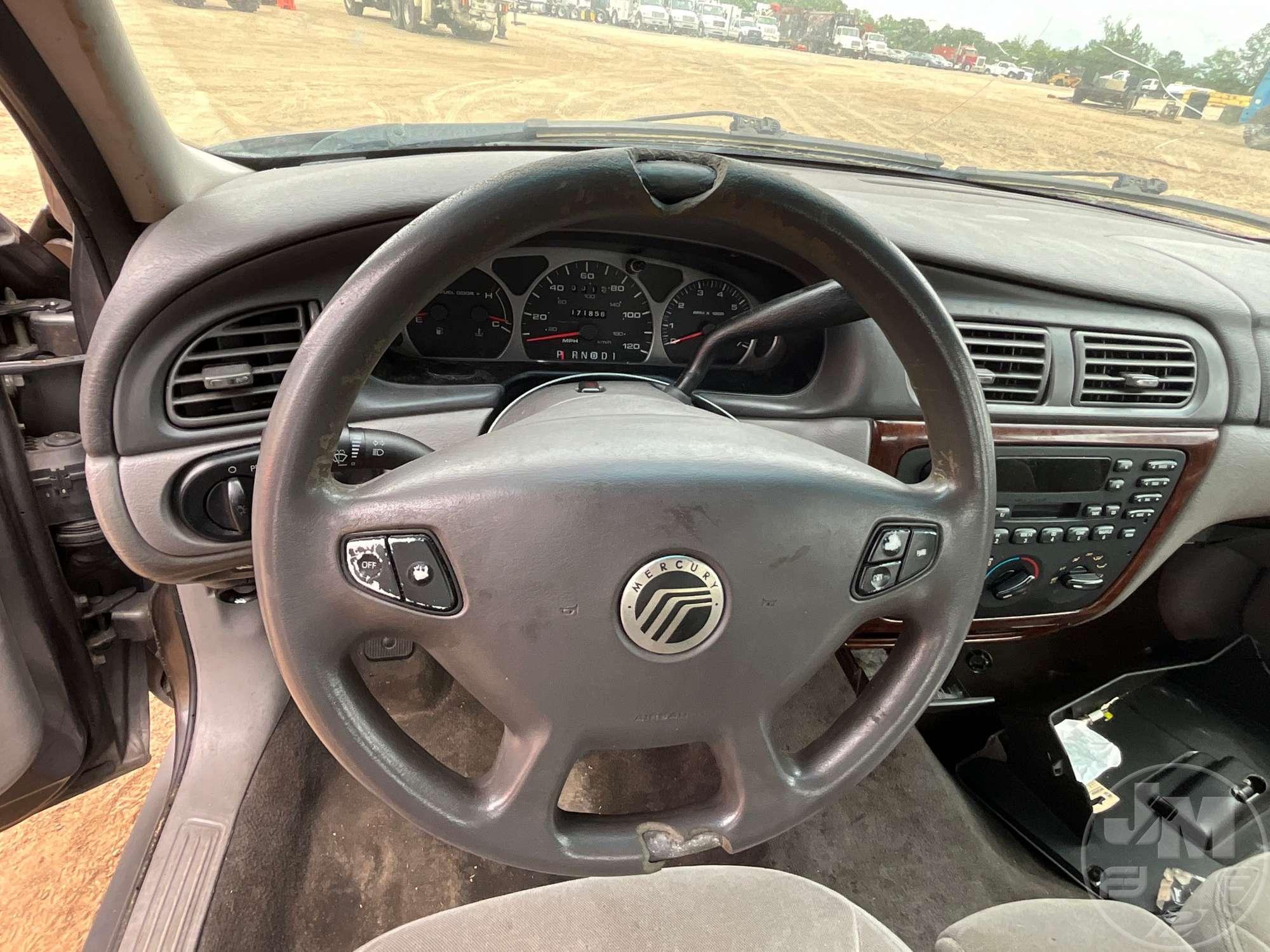 2003 MERCURY SABLE VIN: 1MEFM50U73A602521 FWD