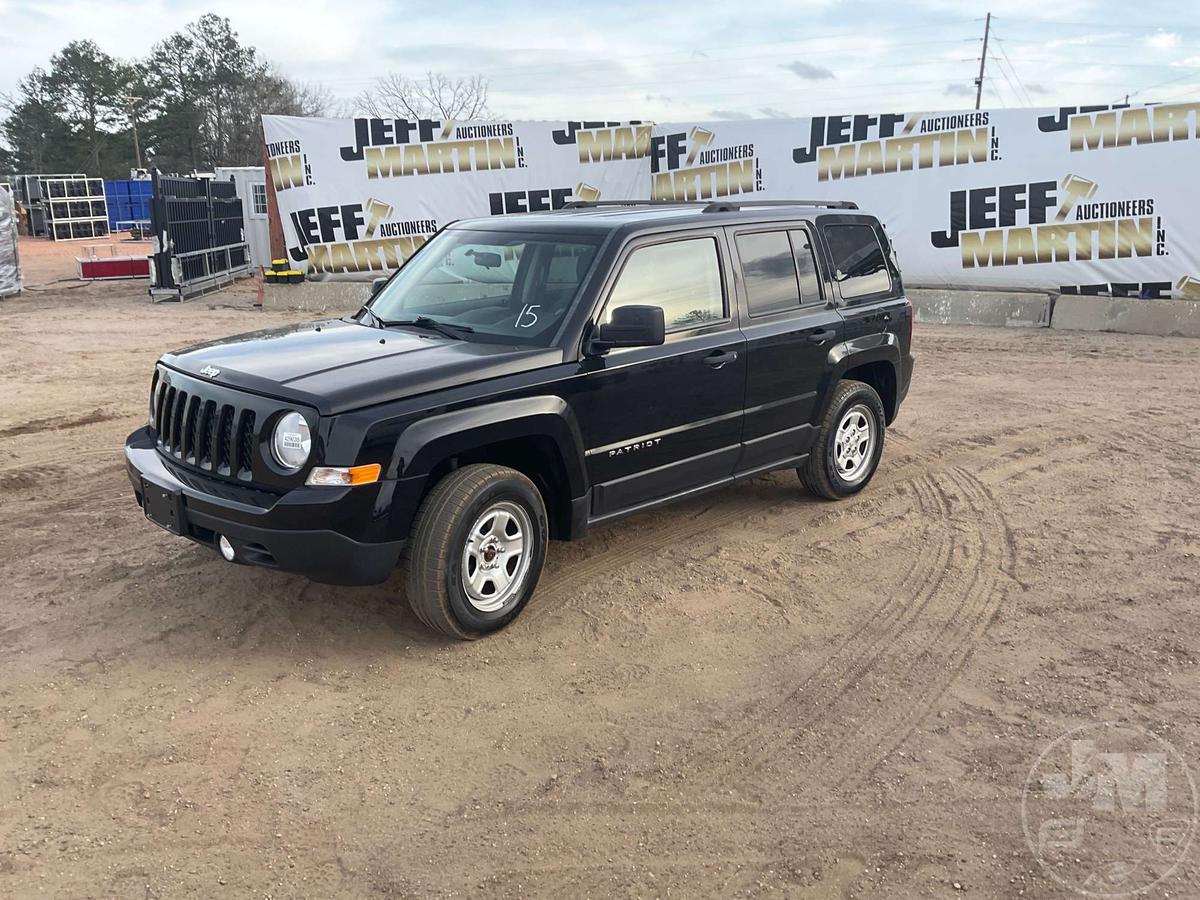 2015 JEEP PATRIOT VIN: 1C4NJRBB6FD317370 4WD