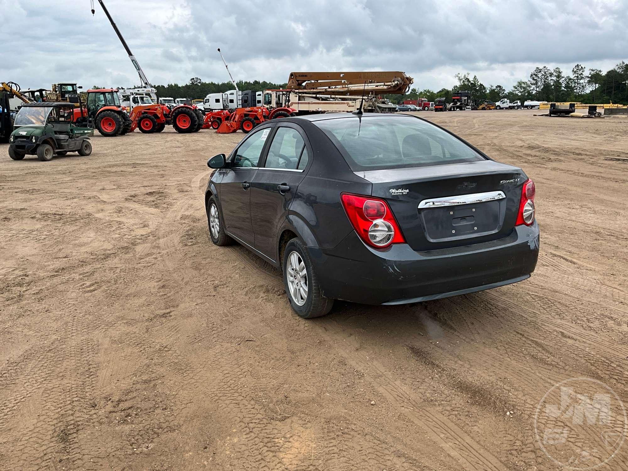 2013 CHEVROLET SONIC LT VIN: 1G1JC5SH3D4167746 FWD