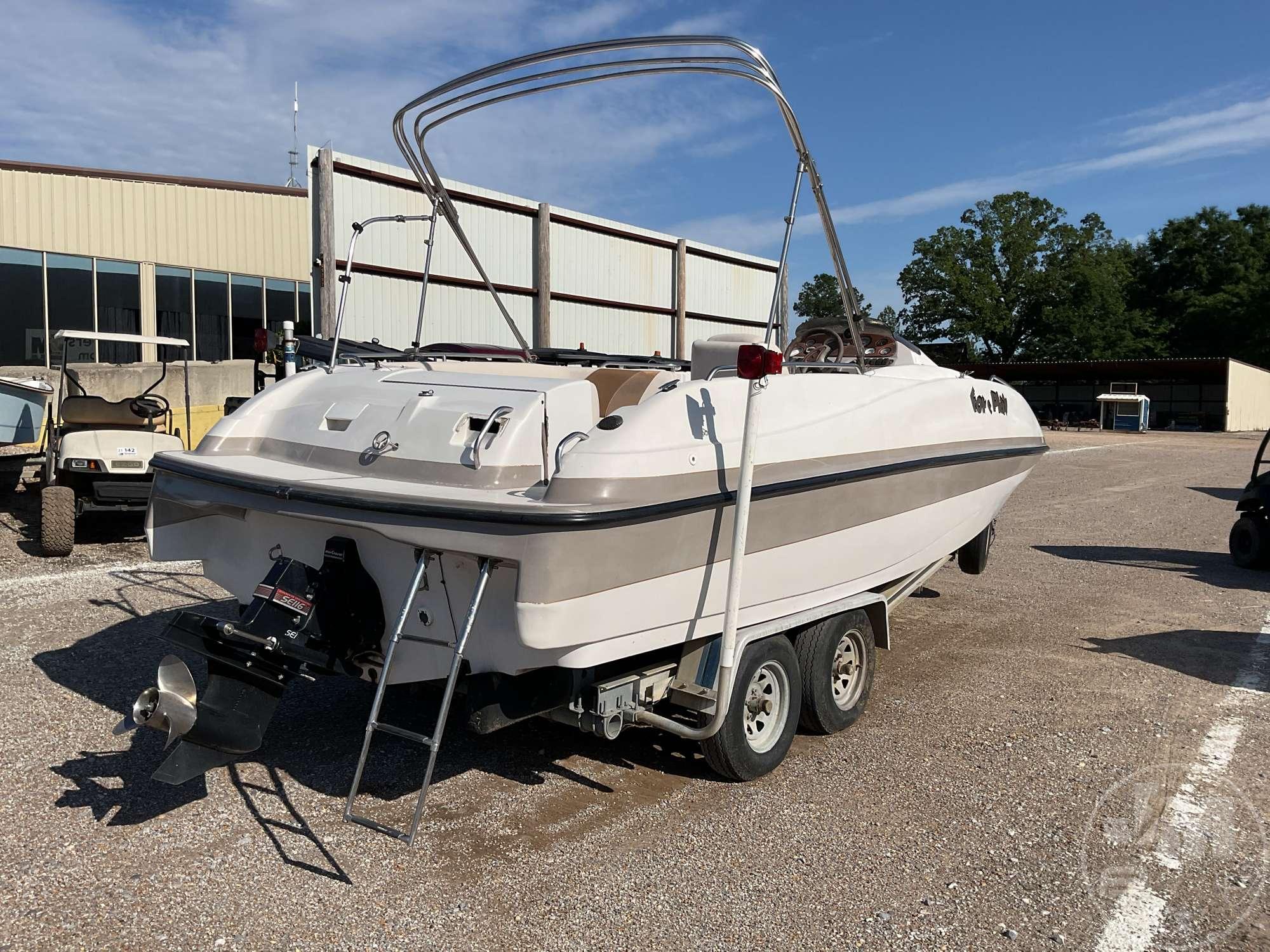 1999 TRACKER MARINE VIN BUJI17464A999 DECK BOAT