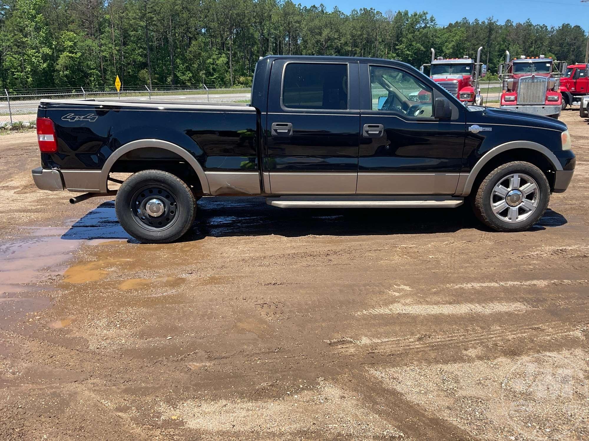 2006 FORD F-150 KING RANCH CREW CAB 4X4 PICKUP VIN: 1FTPW14V66KD75378