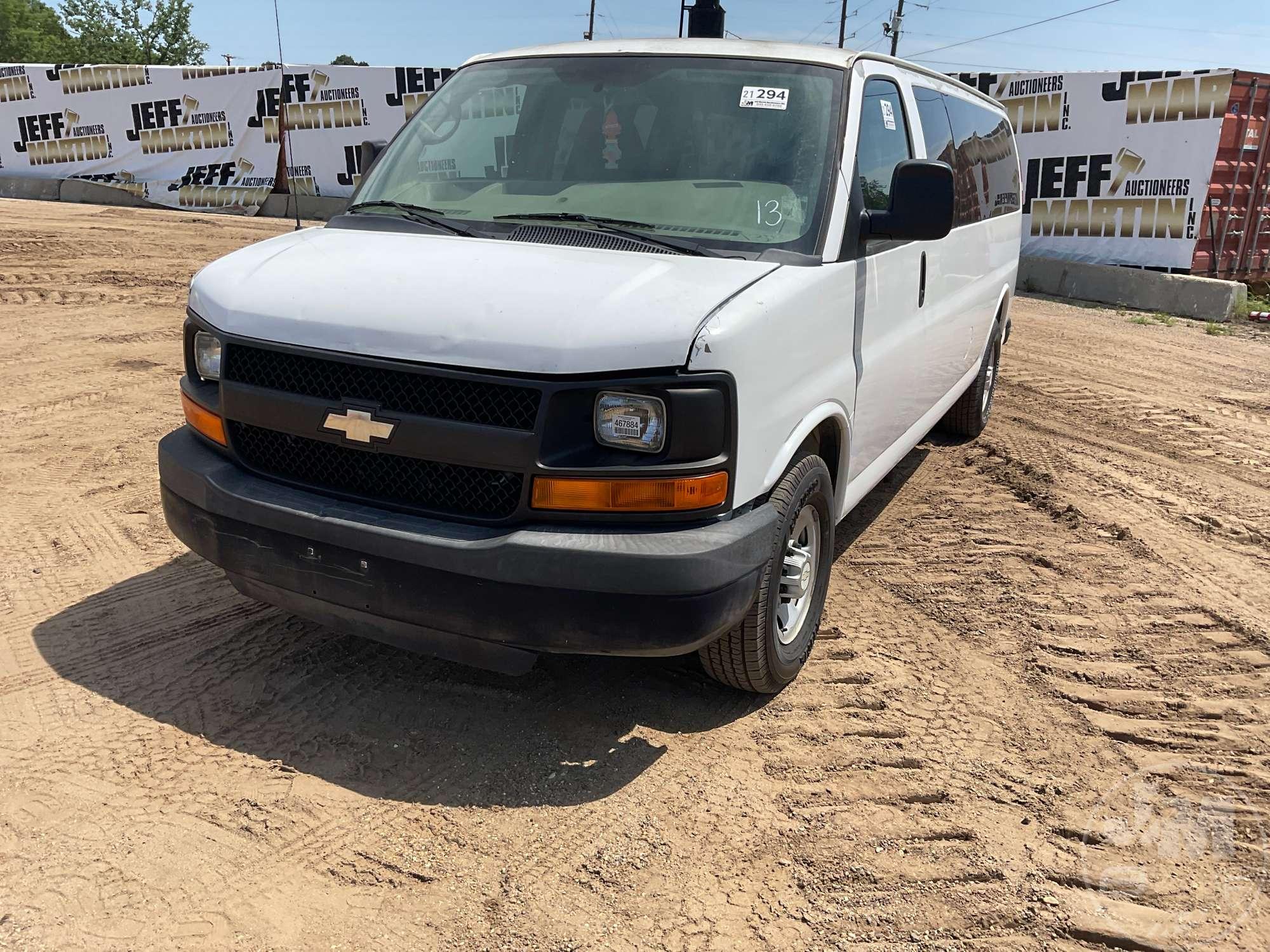 2013 CHEVROLET EXPRESS VIN: 1GAZGZFA4D1124434 AWD