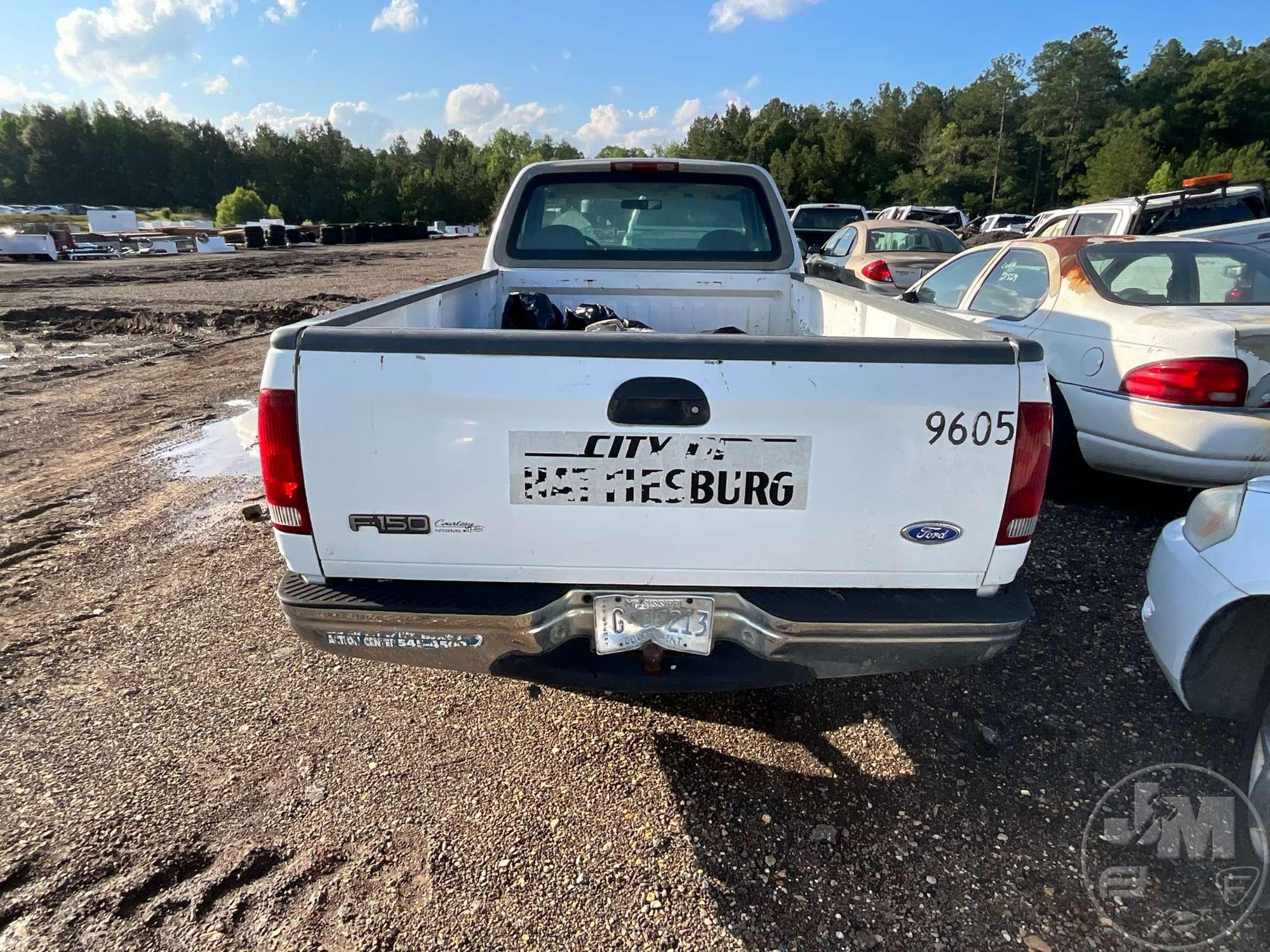 1997 FORD F-150 VIN: 1FTEF17L7VNC54664 SINGLE CAB F150