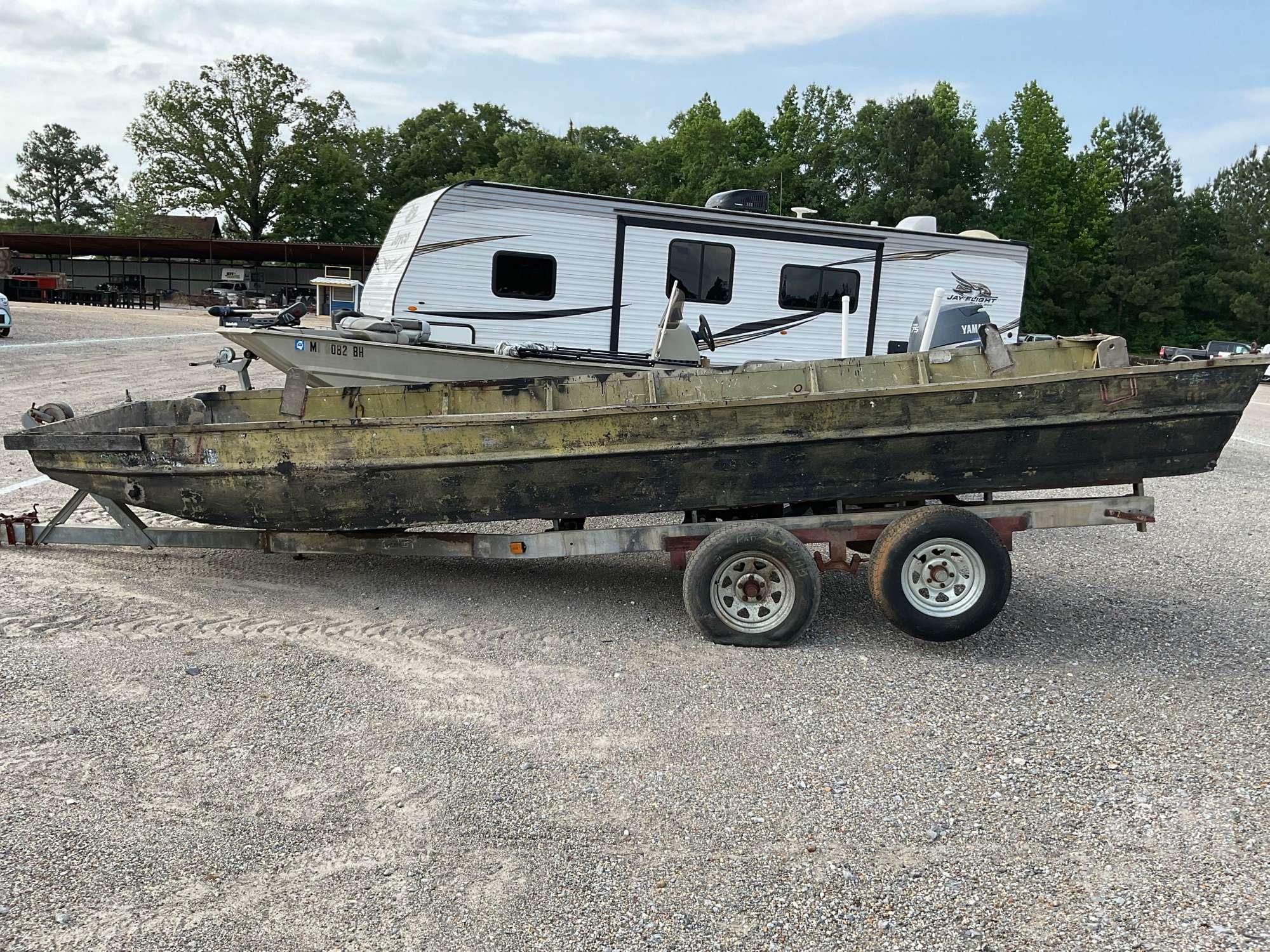 ALUMINUM BOAT & TRAILER