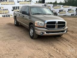 2006 DODGE RAM 2500 CREW CAB PICKUP VIN: 3D7KR29C96G180631