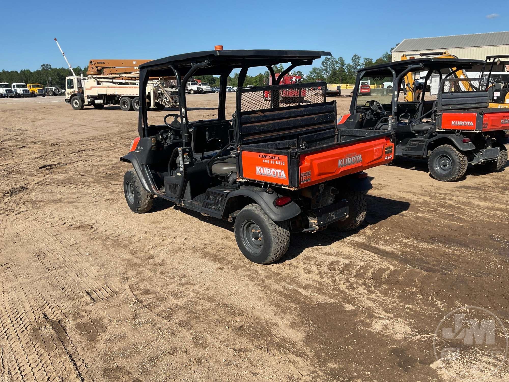 2018 KUBOTA RTV-X1140W-H SN: 19210