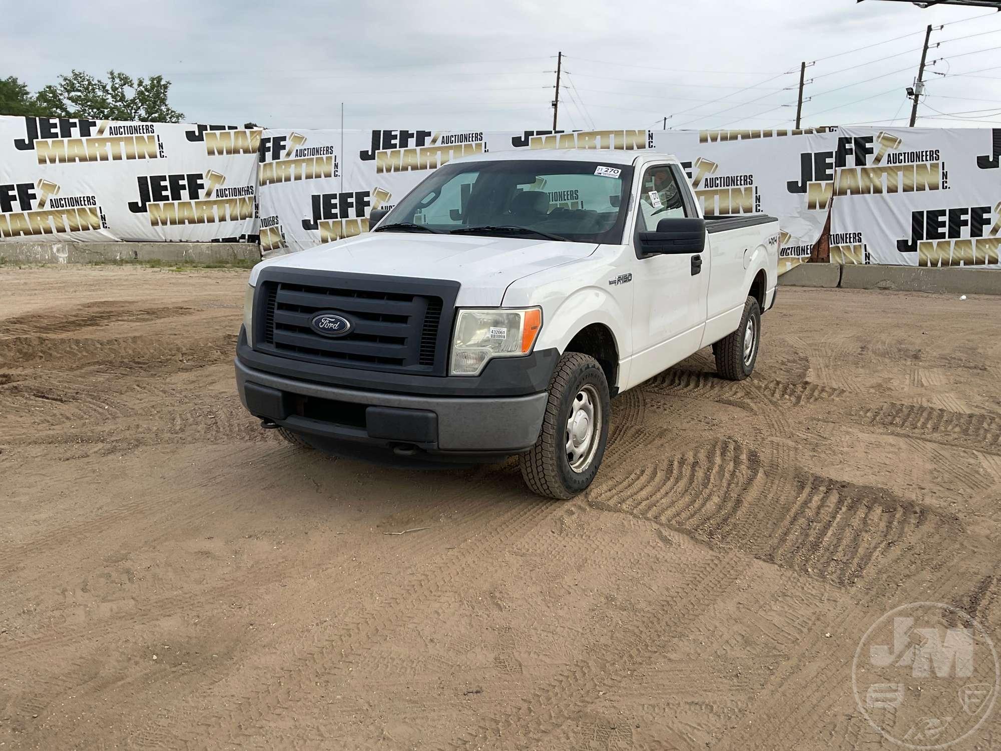 2011 FORD F-150 XL REGULAR CAB 4X4 PICKUP VIN: 1FTNF1EF6BKD13407