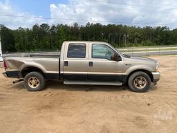 2004 FORD F-250 SUPER DUTY CREW CAB PICKUP VIN: 1FTNW20P94EB89396