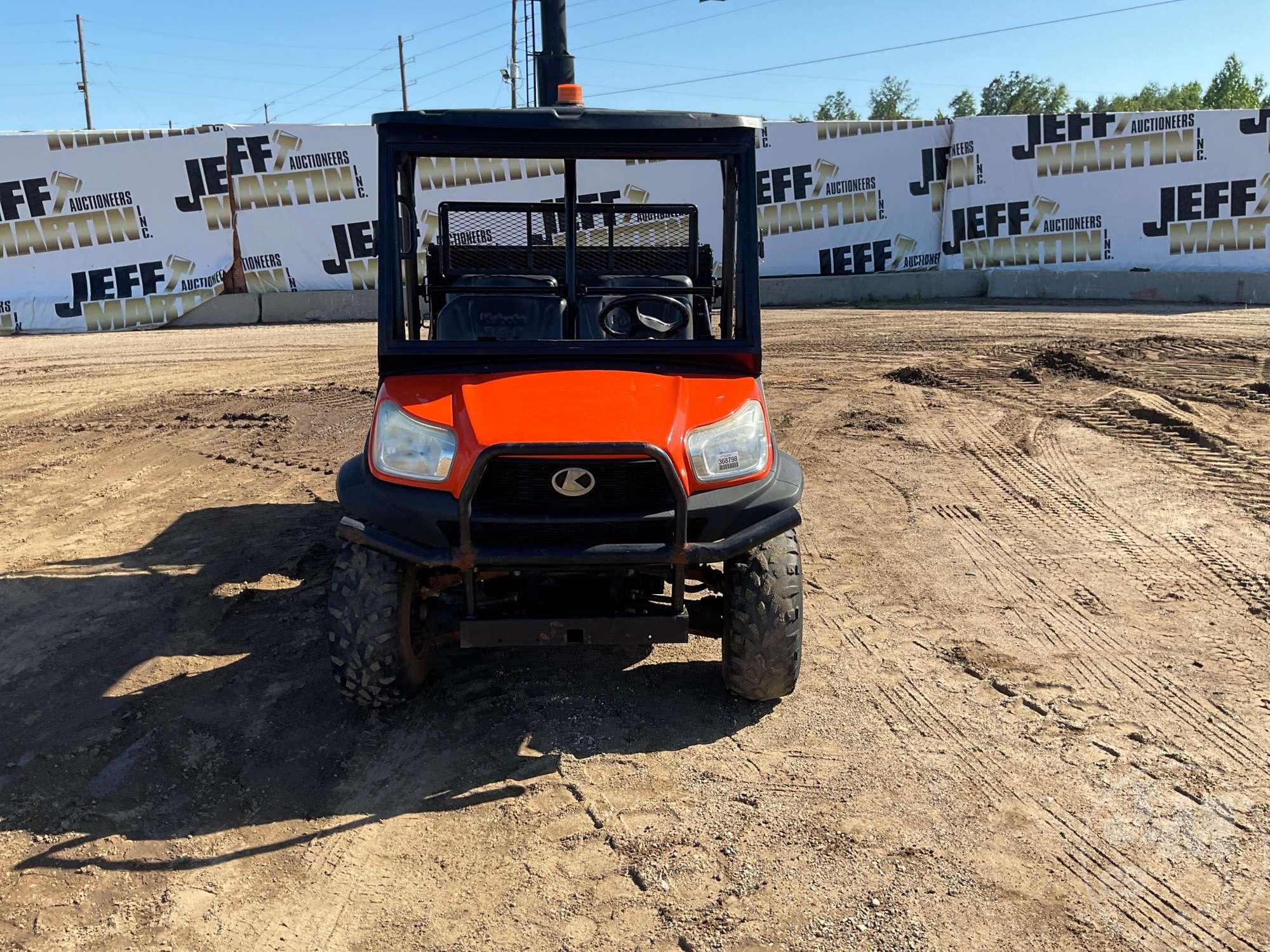 2018 KUBOTA RTV-X1140W-H SN: 19210