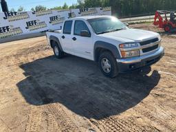 2005 CHEVROLET COLORADO CREW CAB PICKUP VIN: 1GCCS138158292331