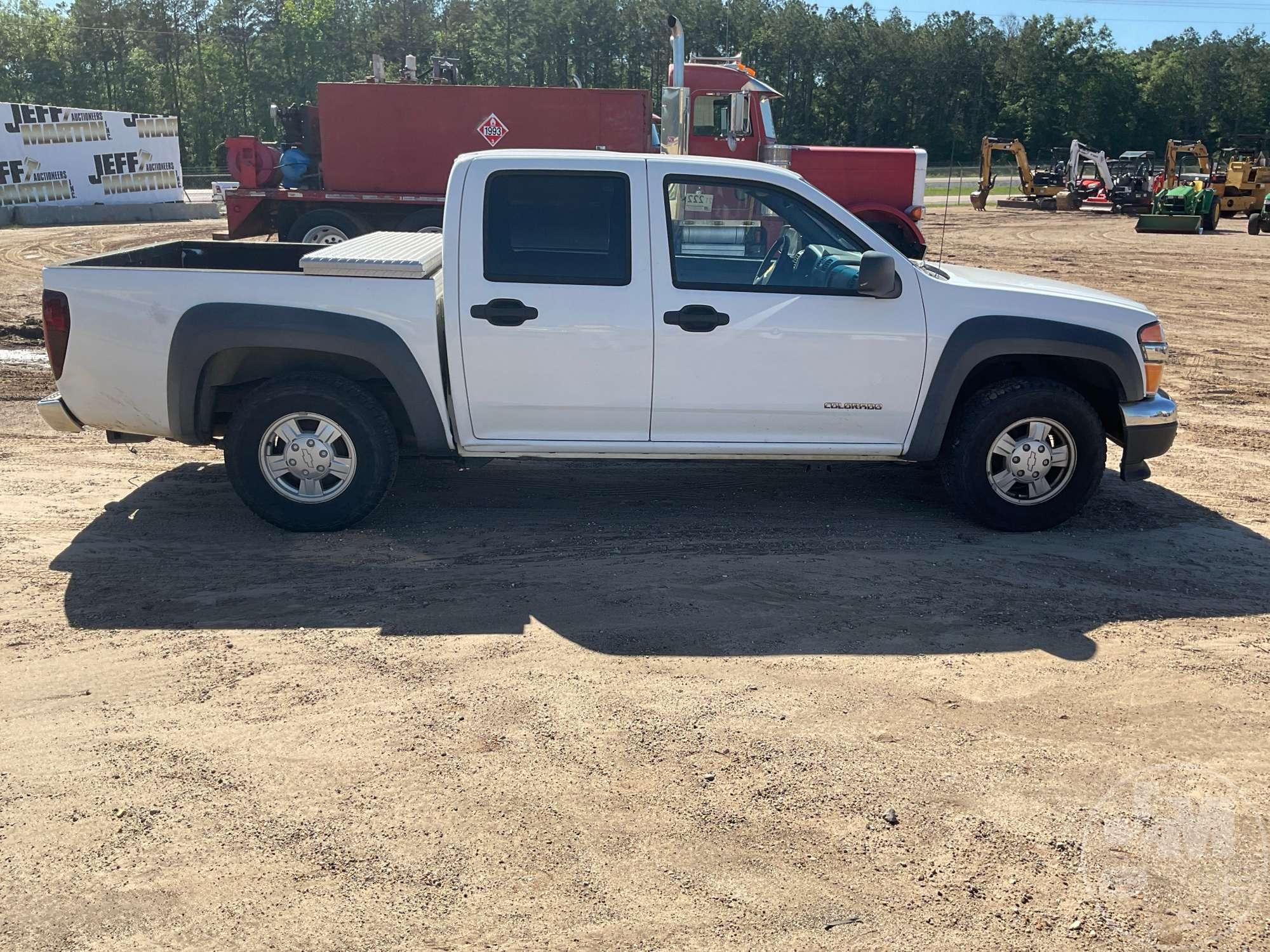 2005 CHEVROLET COLORADO CREW CAB PICKUP VIN: 1GCCS138158292331