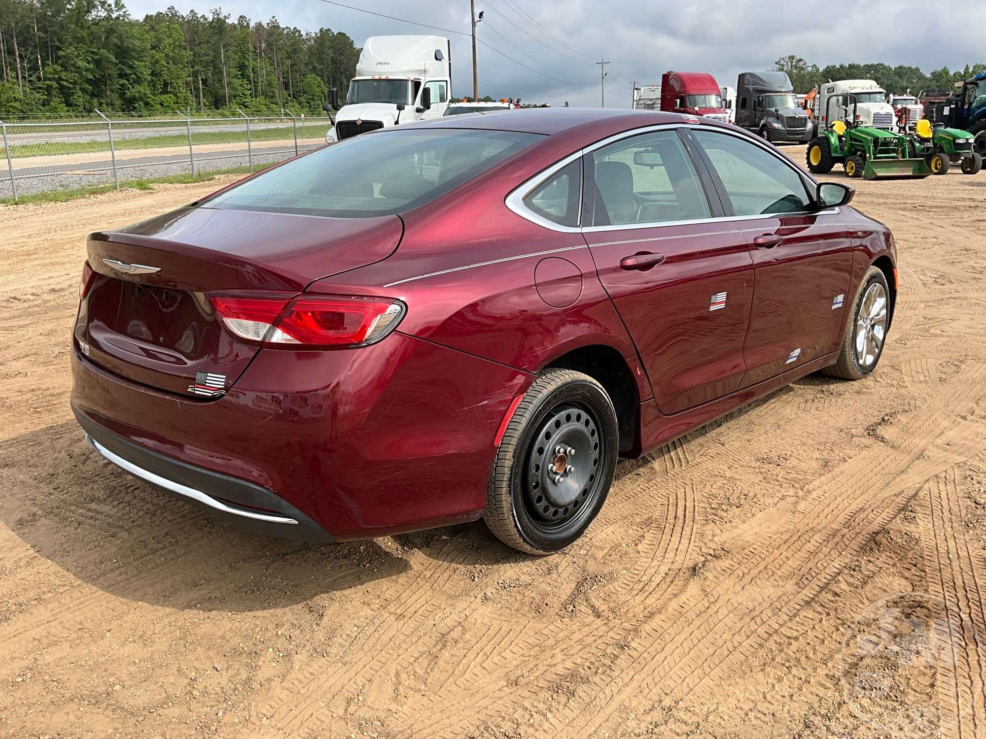 2016 CHRYSLER 200 VIN: 1C3CCCAB8GN169867 2WD