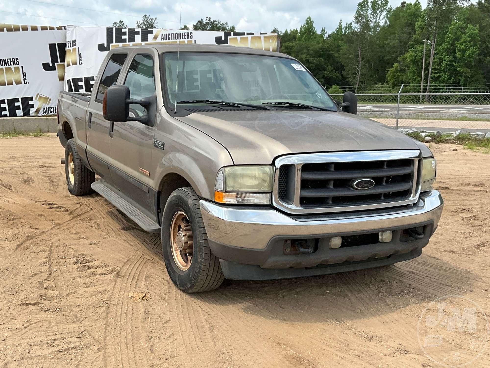 2004 FORD F-250 SUPER DUTY CREW CAB PICKUP VIN: 1FTNW20P94EB89396