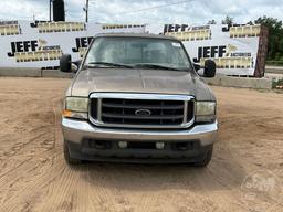 2004 FORD F-250 SUPER DUTY CREW CAB PICKUP VIN: 1FTNW20P94EB89396