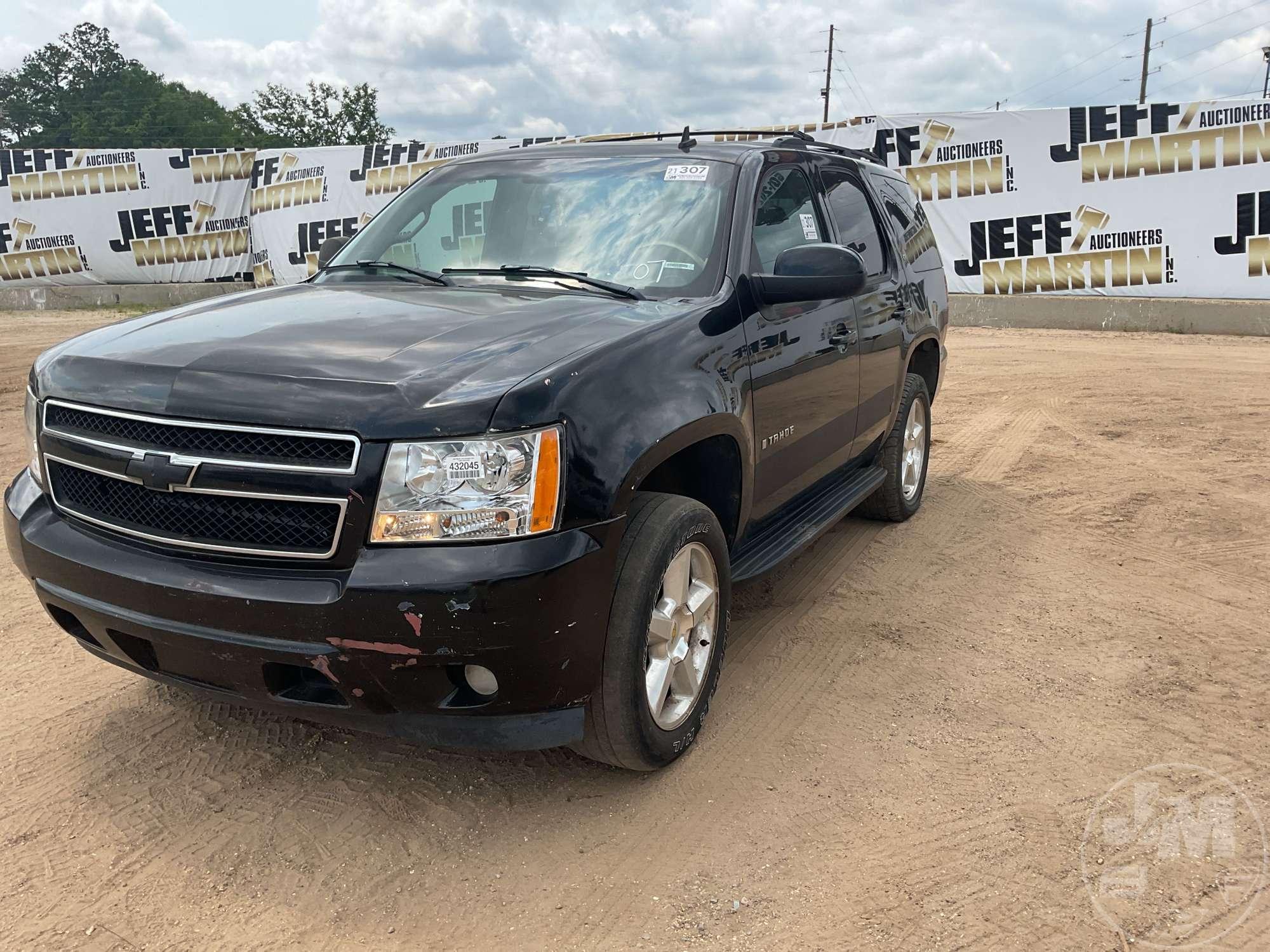 2007 CHEVROLET TAHOE VIN: 1GNEC13J37R163245 2WD