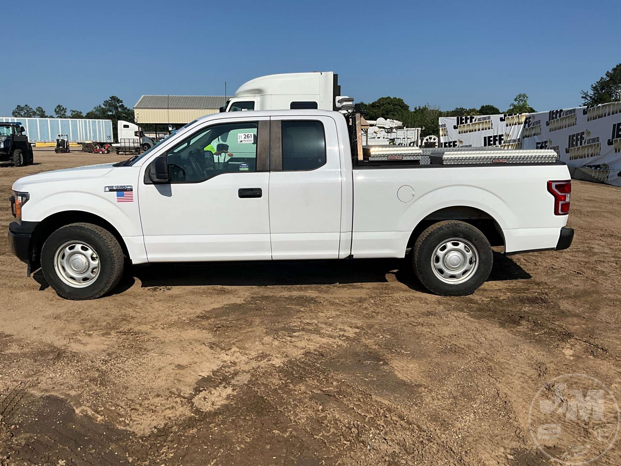 2019 FORD F-150 XL EXTENDED CAB PICKUP VIN: 1FTEX1C57KKD85062