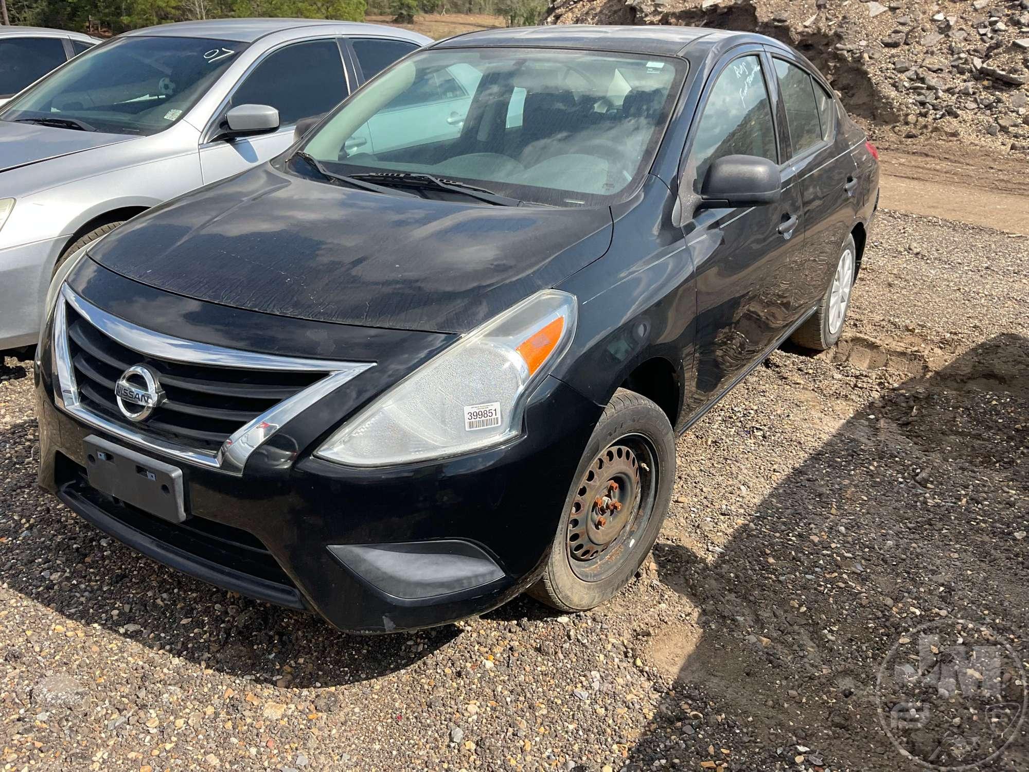 2015 NISSAN VERSA VIN: 3N1CN7AP4FL893887 SEDAN