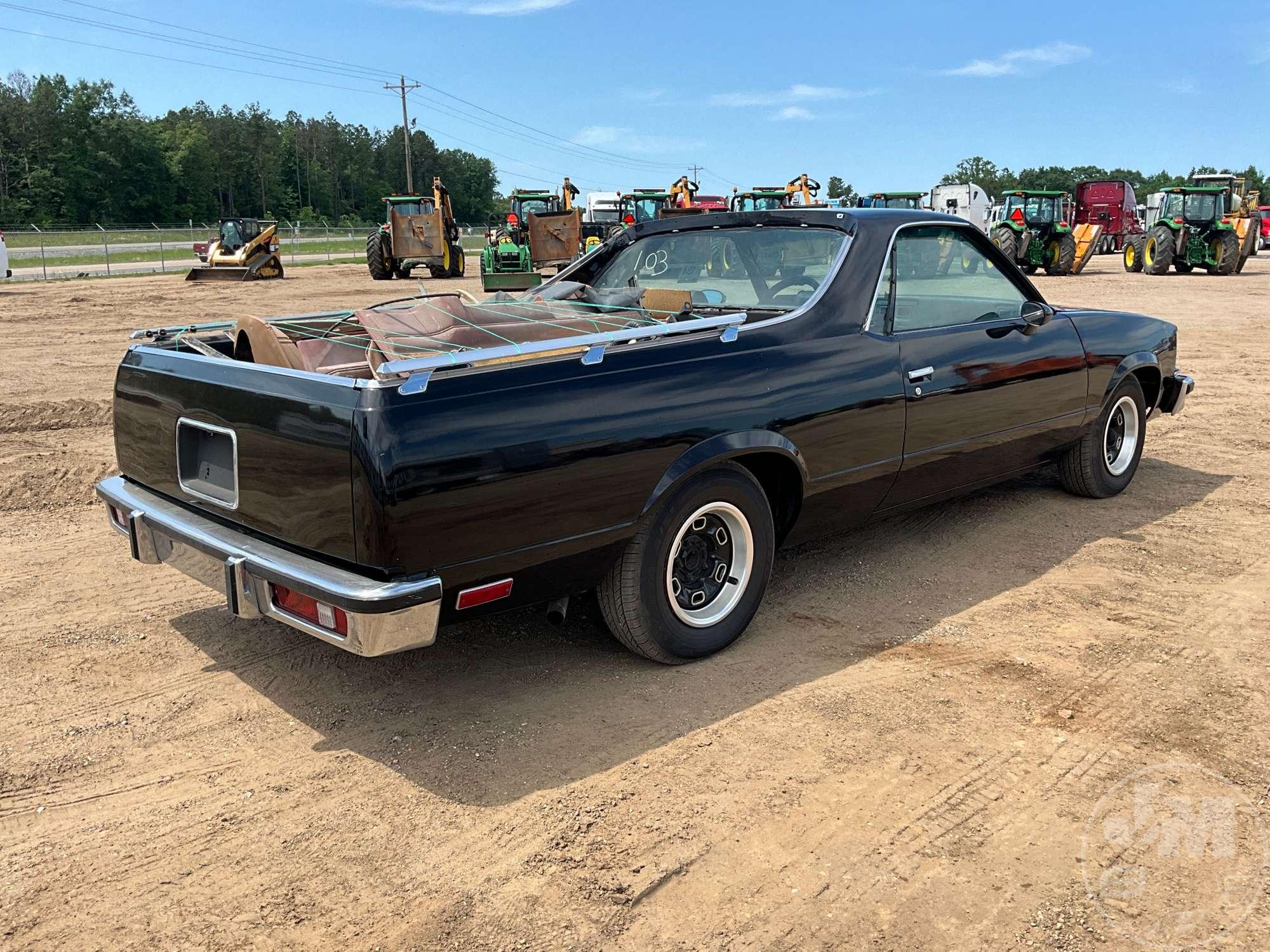 1978 CHEVROLET EL CAMINO VIN: 1W80L8K488473 CLASSIC CAR