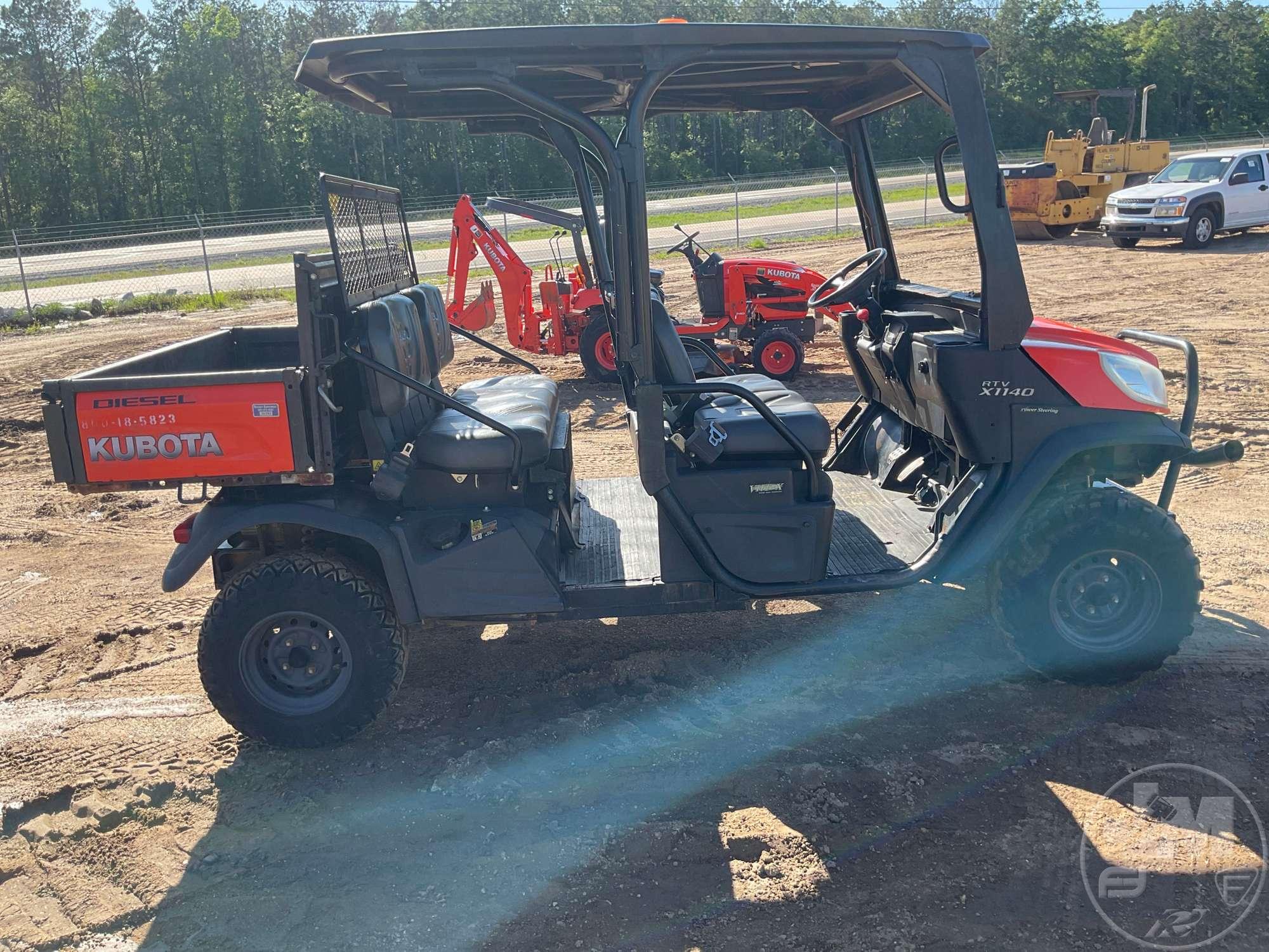 2018 KUBOTA RTV-X1140W-H SN: 19210