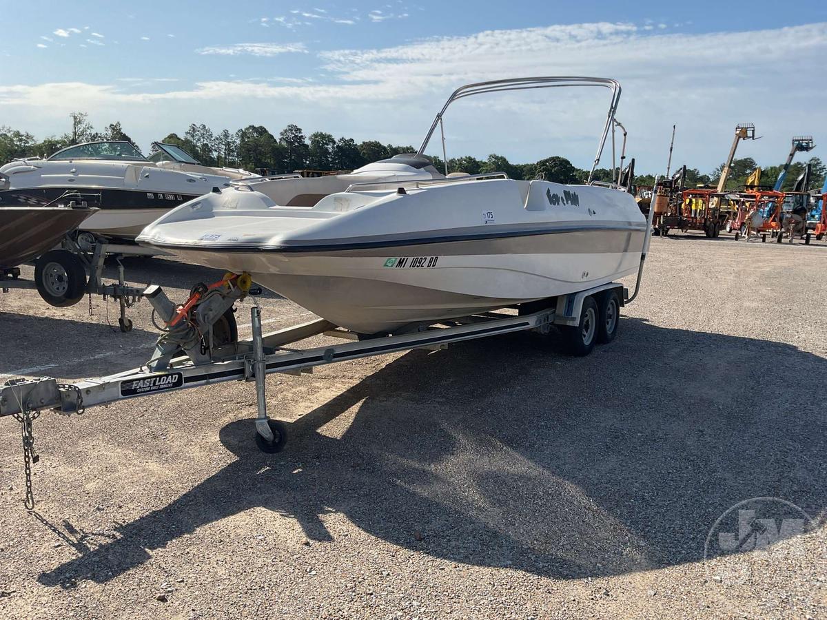 1999 TRACKER MARINE VIN BUJI17464A999 DECK BOAT